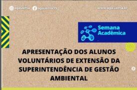A AGA terá a honra de ser representada na Semana Acadêmica da UEMA por quatro dos seus competentes estagiários.