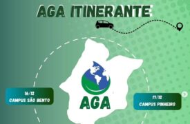 Realização da 3ª rota da AGA itinerante, no Campus São Bento e  Campus Pinheiro.