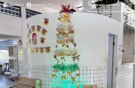 #TBT do Lançamento da 6ª Árvore de Natal Sustentável da Uema