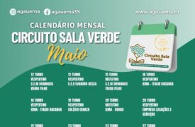 Realizaremos 16 circuitos no mês de Maio de 2025