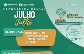 Realizaremos 2 circuitos no mê de Julho.