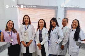 Visita ao Laboratório de Microbiologia de Água e Alimento, localizado no prédio do LAMP da Pós-Graduação em Ciência Animal.