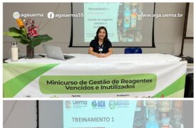 Minicurso de Gestão de Reagentes Vencidos e Inutilizados – UFMA, realizado pela Superintendência de Gestão Ambiental (AGA/UEMA)