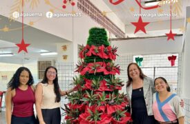 UEMA ACENDE A ESPERANÇA: AGA REALIZA A MONTAGEM DA 7ª EDIÇÃO DA ÁRVORE DE NATAL INSTITUCIONAL COM A TEMÁTICA “ÁRVORE VIVA SUSTENTÁVEL”