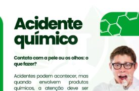 ACIDENTE QUÍMICO: contato com a pele ou os olhos, o que fazer? ⚠️