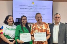 Participação da Cerimônia de Posse do Conselho Estadual de Meio Ambiente (CONSEMA), para o triênio 2026–2028.