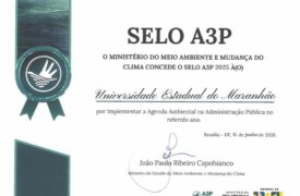 Repost. Uema recebe Selo A3P 2025 por ações de sustentabilidade