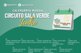 No mês de junho de 2026, o Circuito Sala Verde realizará 13 circuitos
