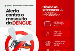 NÃO DEIXE ÁGUA PARADA!